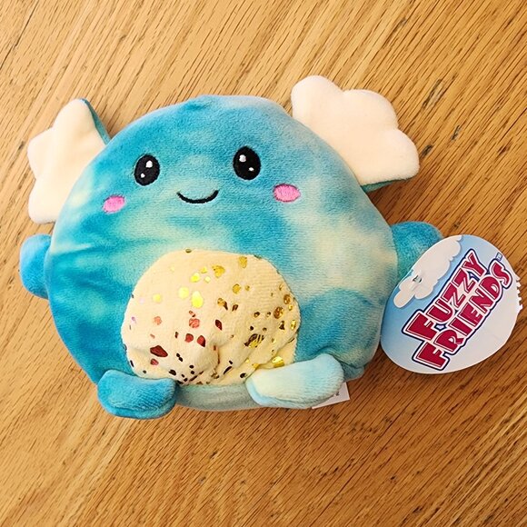 NWT Blue/Yellow Fuzzy Friends Stuffed Animal Toy - Picture 11 of 14